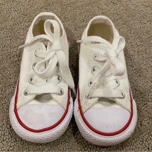 Toddler White Converse